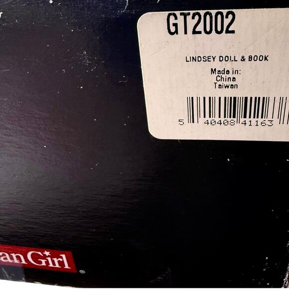American Girl Of Year Lindsey Doll Pleasant Company Meet Outfit Barrette Box - Picture 12 of 13
